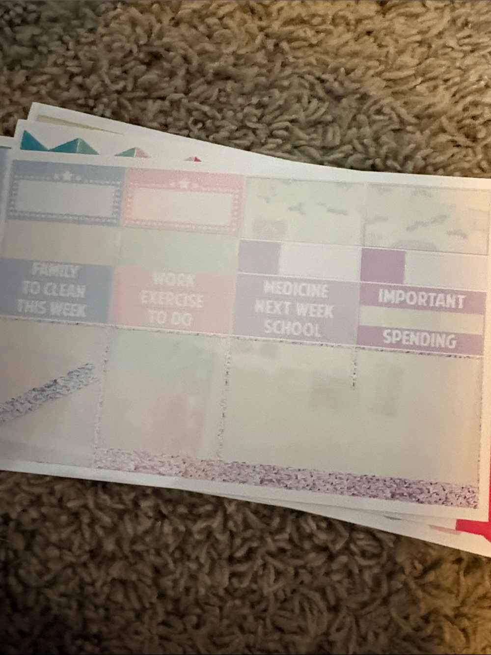 Assorted Planner Sticker Sheets - Multicolor - Picture 11 of 16